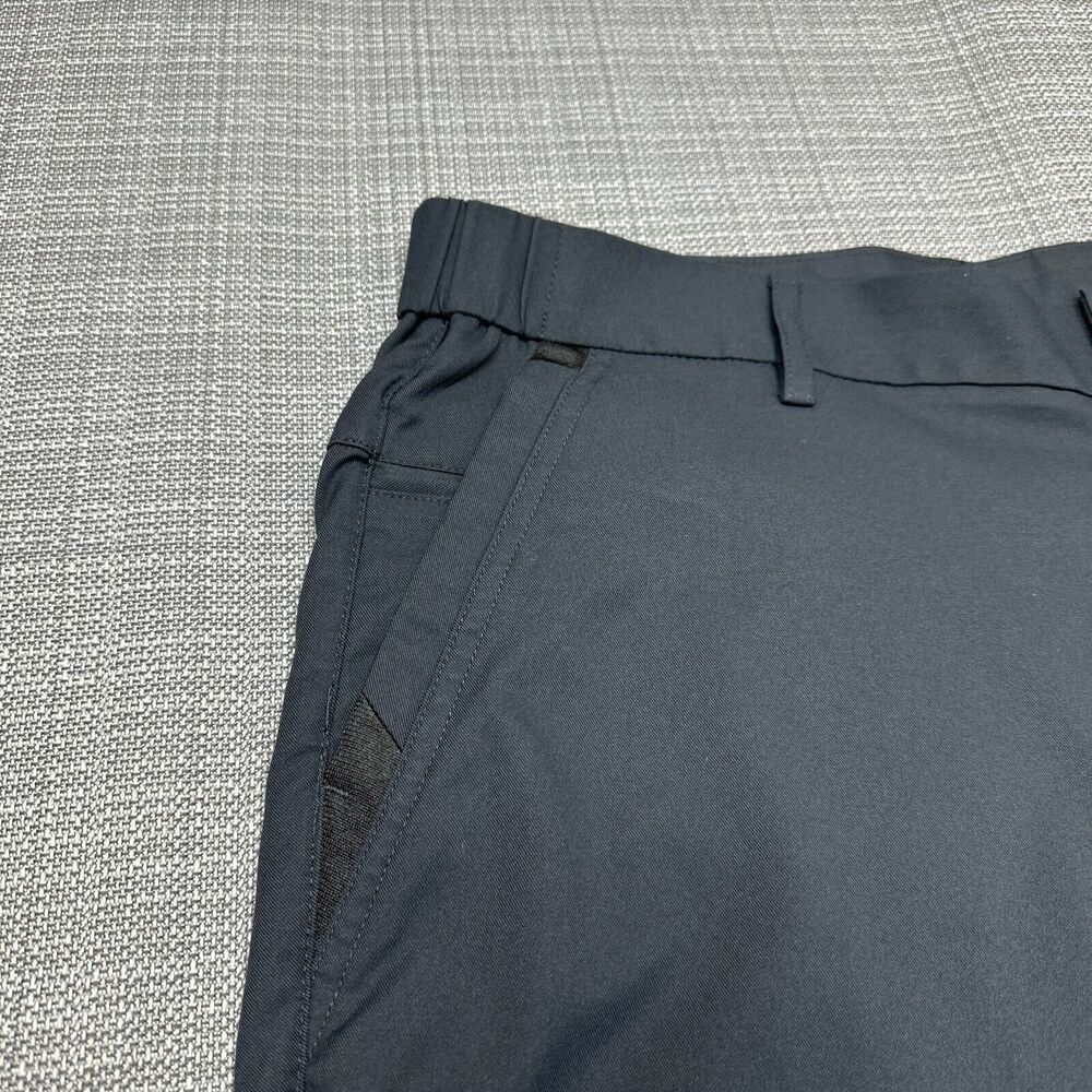 Jack Archer Pants Mens 35x30 Jetsetter Space Black Golf Chino 4 Way Stretch - Picture 5 of 12